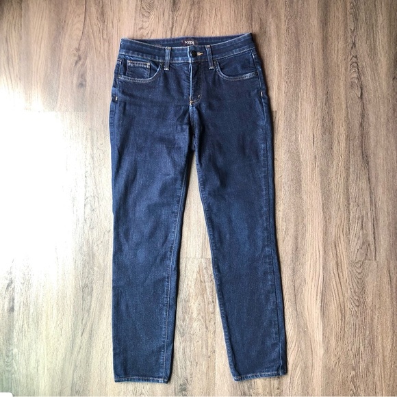 NYDJ Alina Ankle Dark Wash Jeans Size 2 Lift Tuck Technology - Picture 1 of 10